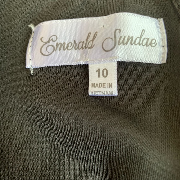 Emerald Sundae Double V Mesh Skater Dress - Picture 5 of 8